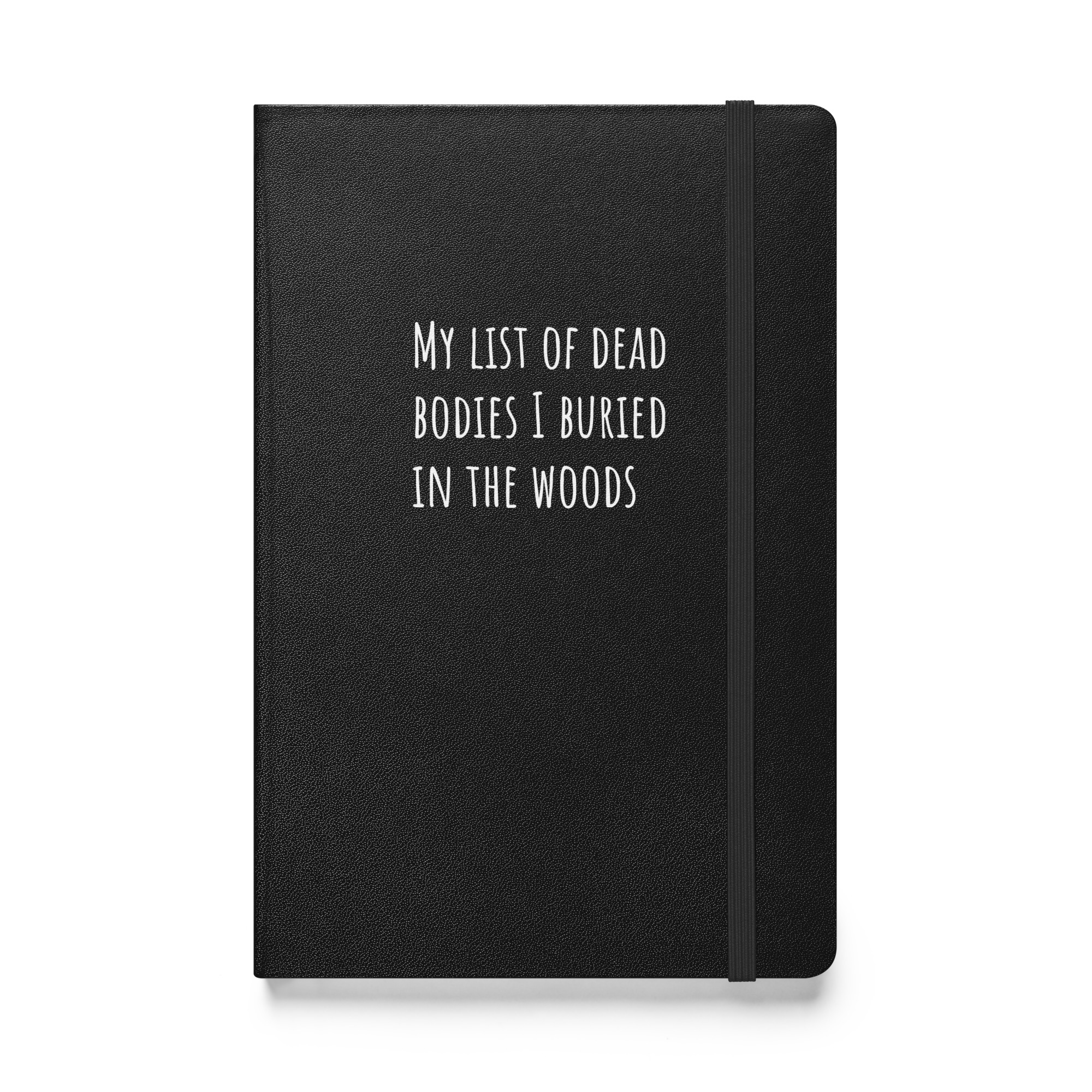 “My List of Dead Bodies I Buried in the Woods” – A Notebook to Die For