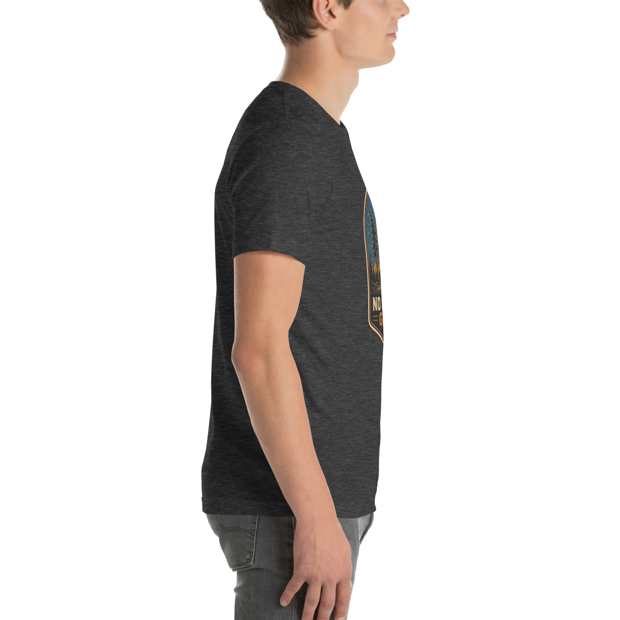 No Signal Good Men's Camping Graphic T-Shirt - Image 29