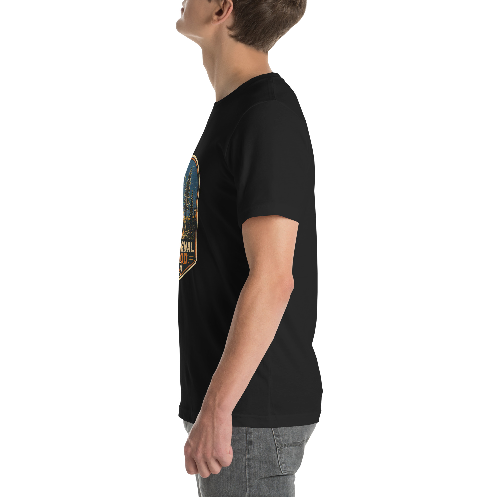 No Signal Good Men's Camping Graphic T-Shirt - Image 13